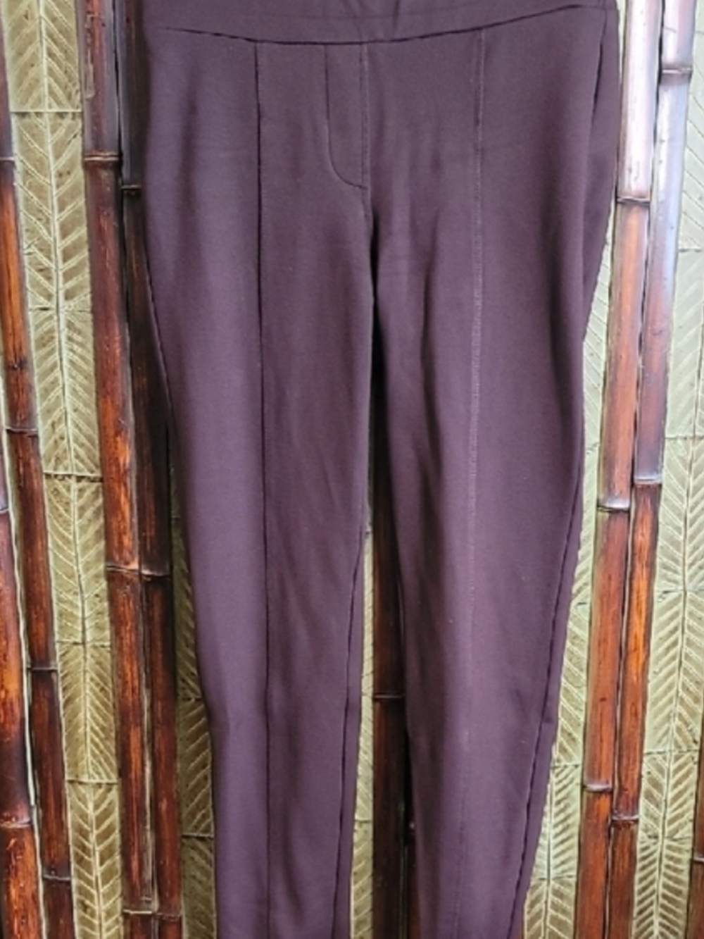 Style & Co. Slim Ponte Knit Pants in Brown